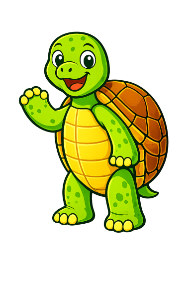 Fini Flosse, der Meeresschildkrötenjunge Fini Flosse, der Meeresschildkrötenjunge