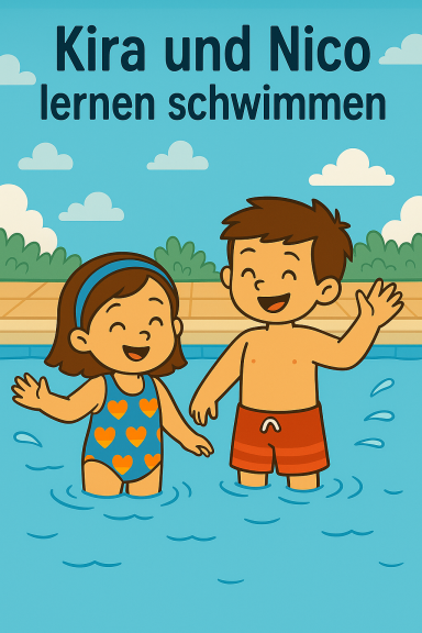 Kira und Nico lernen schwimmen