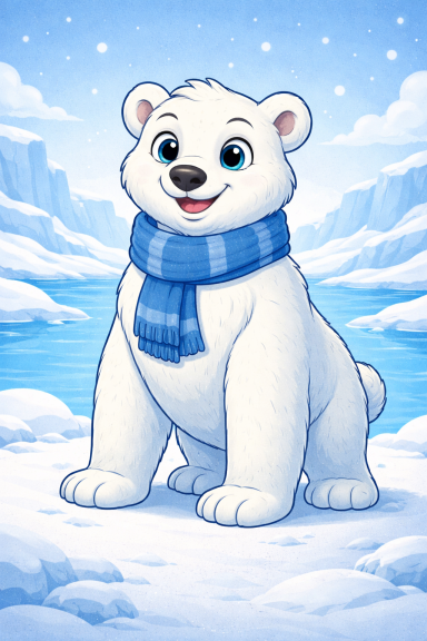 Polarix, der Eisbär