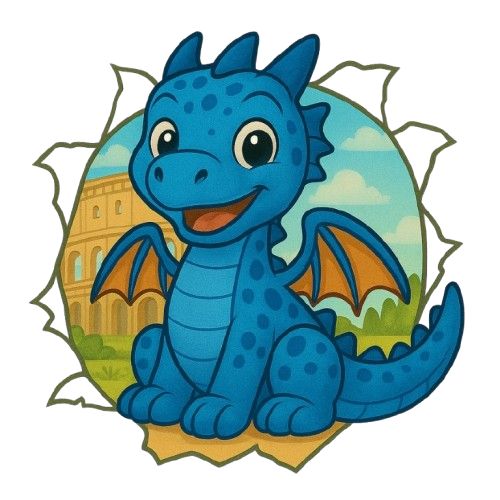 🐉💭 Luchino – Der kleine blaue Drache, der leise leuchtet