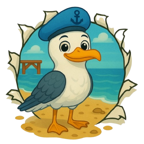 Kapitän Möwe – Der alte Seebär mit Schnabel, Schatzgeschichten & Herz