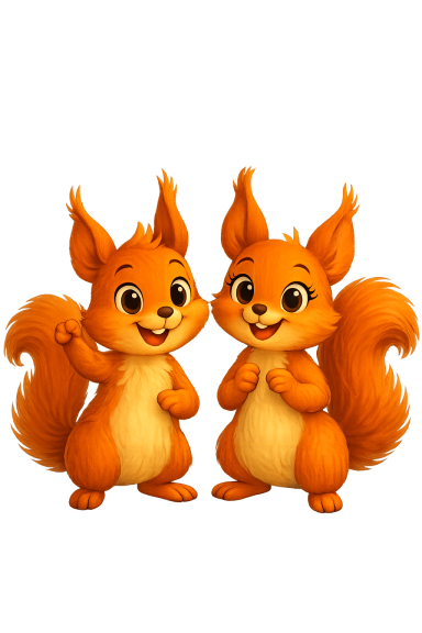 Emma und Eichi, die Eichhörnchen Emma und Eichi, die Eichhörnchen